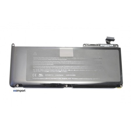 batterie macbook 13" unibody blanc polymère