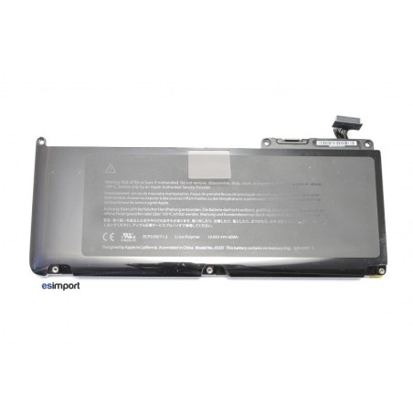 batterie macbook 13" unibody blanc polymère