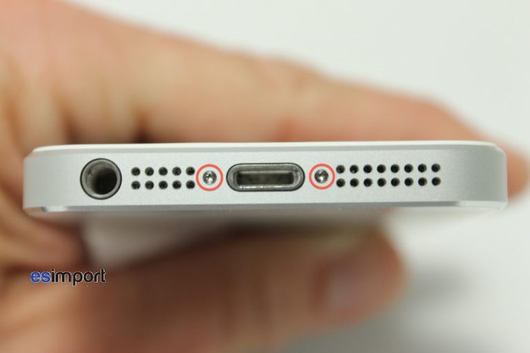 Démontage de l’ensemble écran sur un iPhone 5