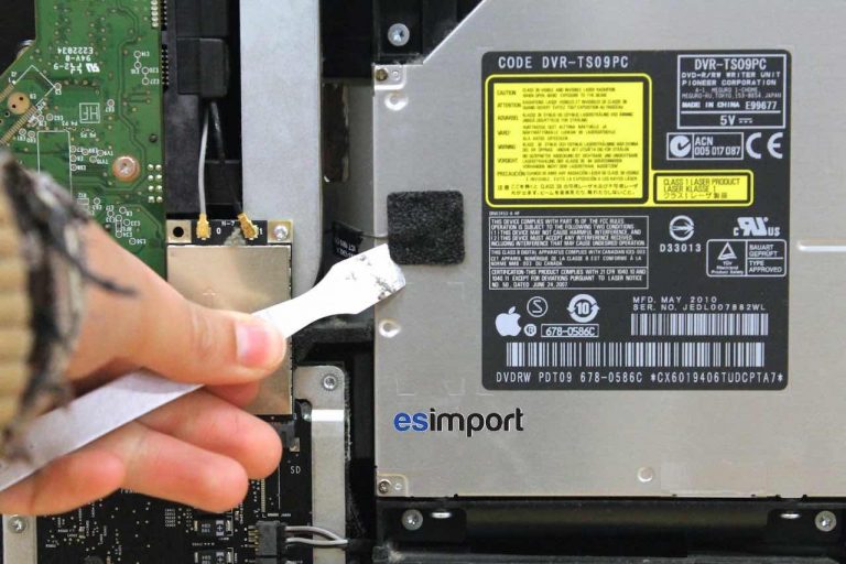 Remplacement du lecteur optique par SSD sur iMac 21,5″ A1311 mi 2010