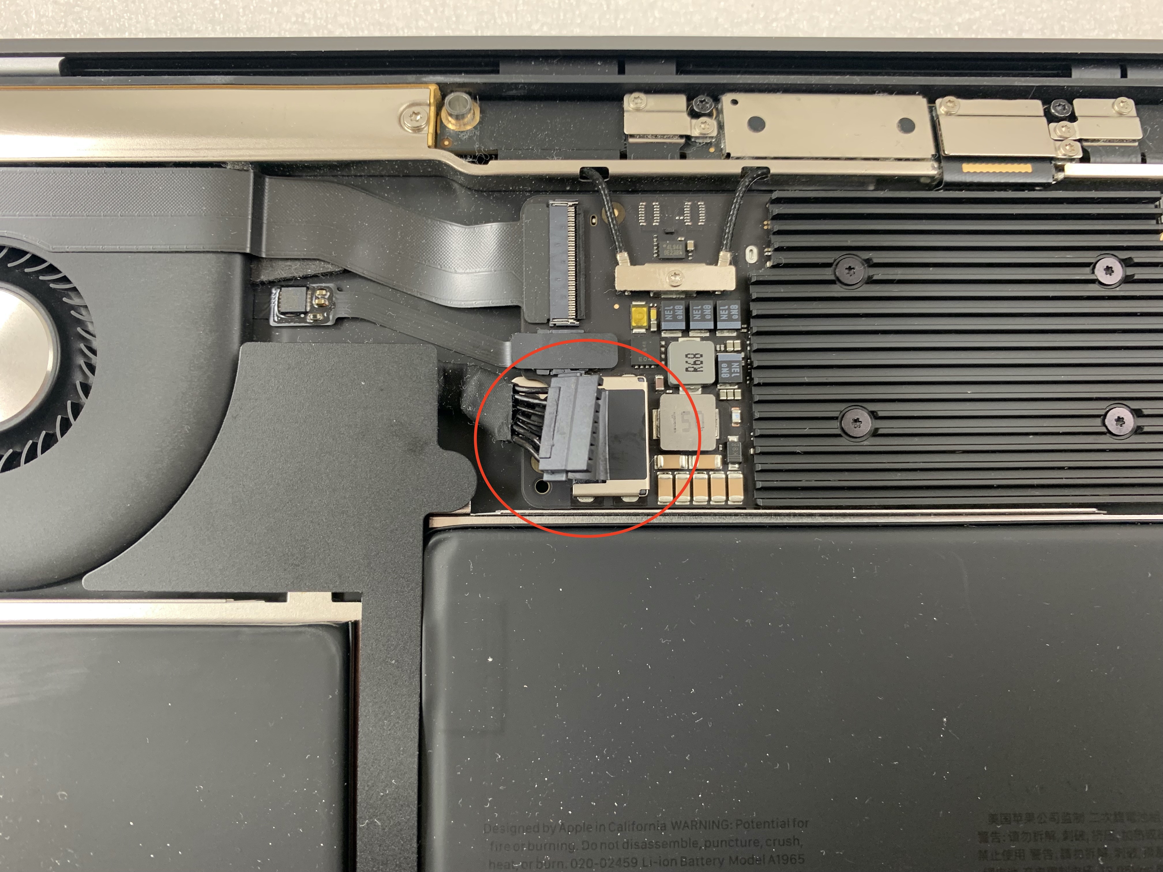 Remplacement écran A2179