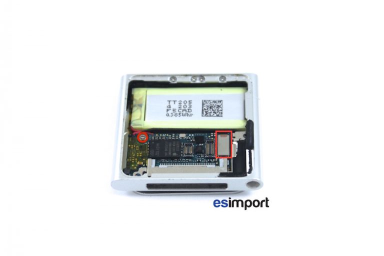 Changement de la nappe Jack-on/off-volume sur un iPod Nano 6