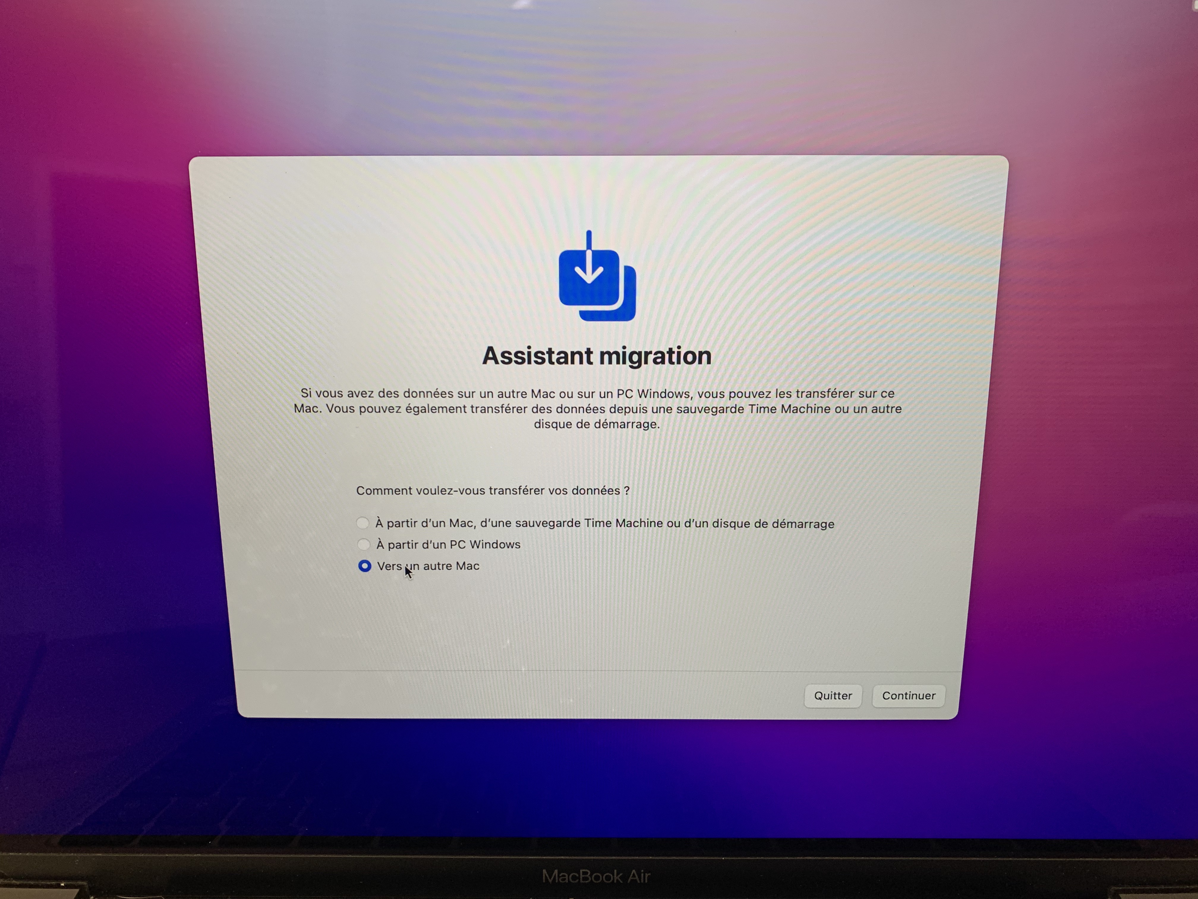 Transfert de données