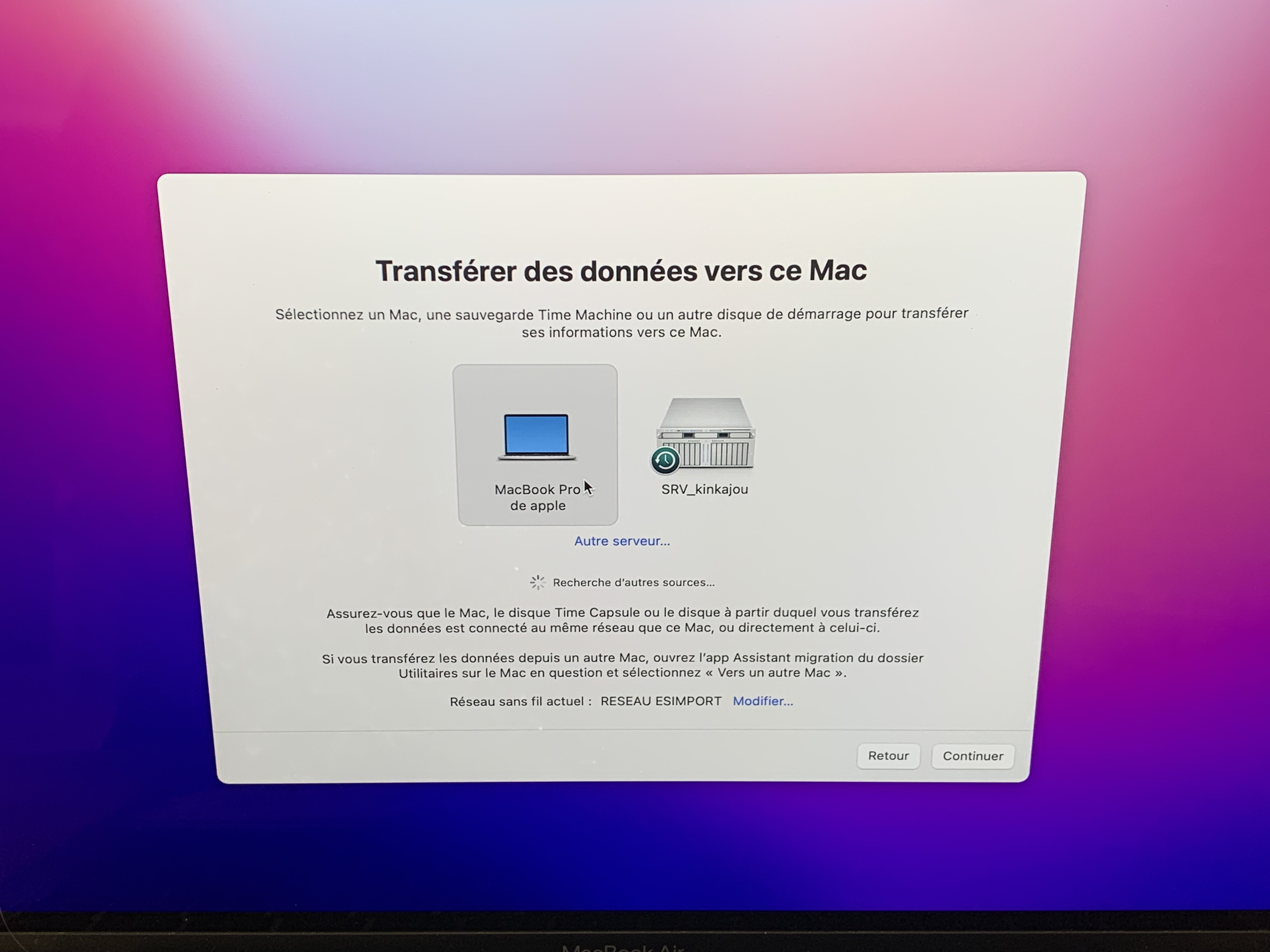 Transfert de données