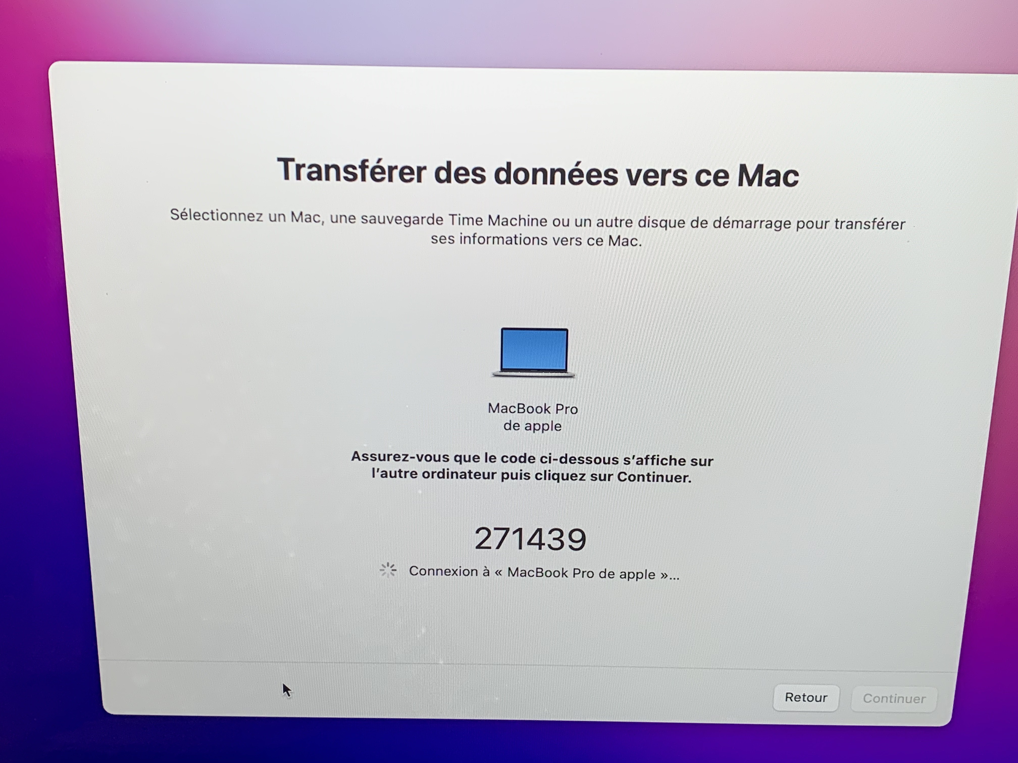 Transfert de données