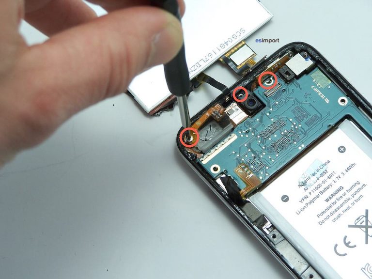 Changement de l’ensemble écran sur un iPod touch 4