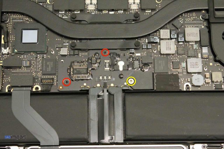 Changement écran macbook A1425