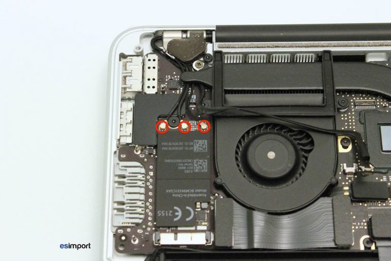 Changement écran macbook A1425