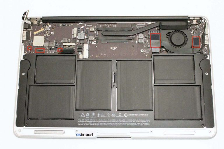 Changement de l’ensemble-écran sur MacBook air 11″ A1465