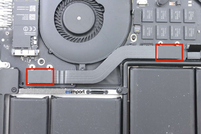 Changement haut-parleurs macbook A1502