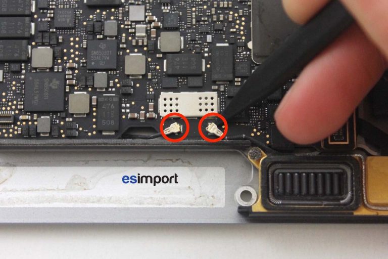 Changement carte mère macbook A1534