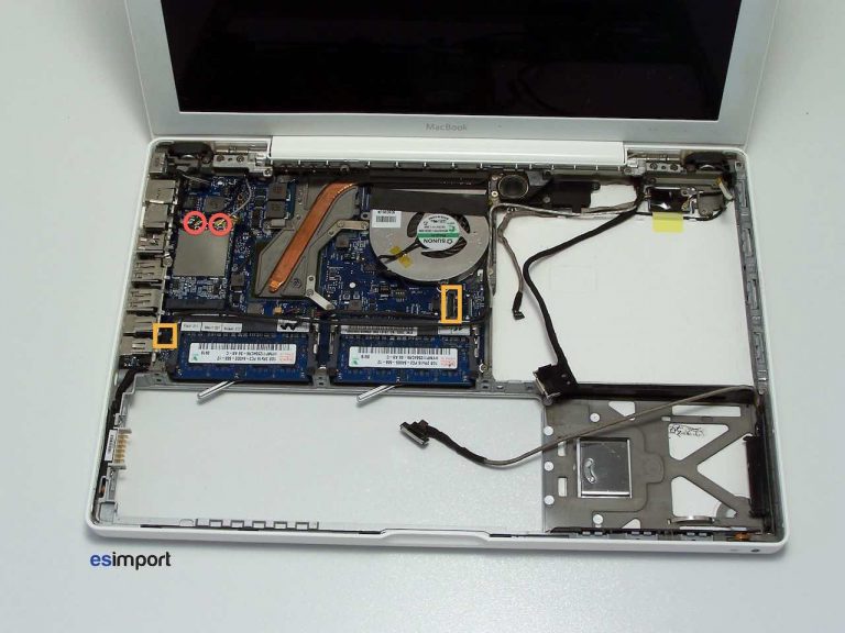 Changement écran macbook A1181