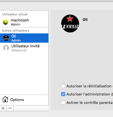 changer nom utilisateur mac