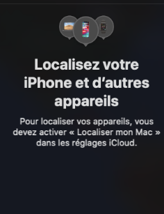 localiser mac