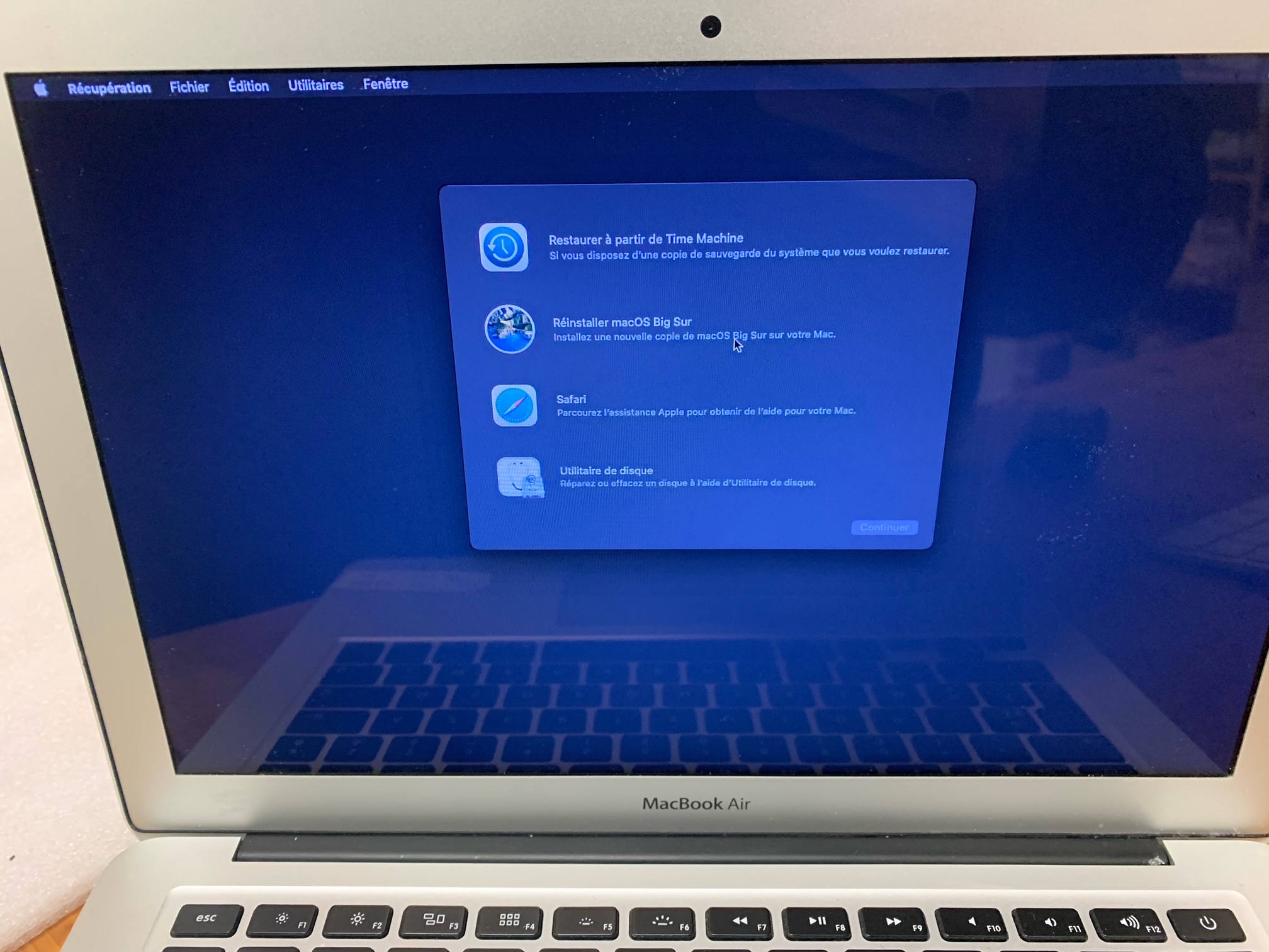 Contourner un mot de passe de session administrateur