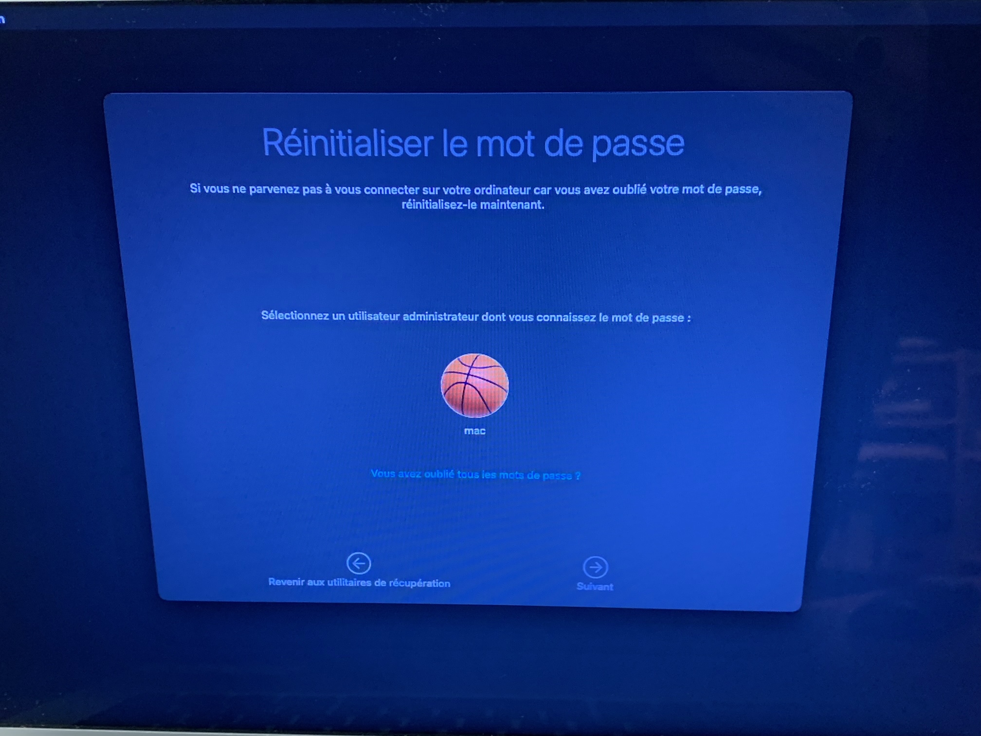 Contourner un mot de passe de session administrateur