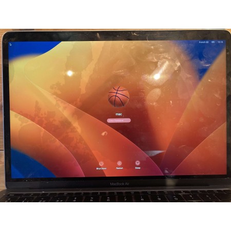 Ensemble écran occasion macbook air M1 2020 A2337 GRIS SIDERAL Grade D