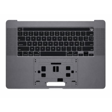 Topcase Clavier AZERTY AVEC BATTERIE MacBook Pro 16″ A2141 GRIS