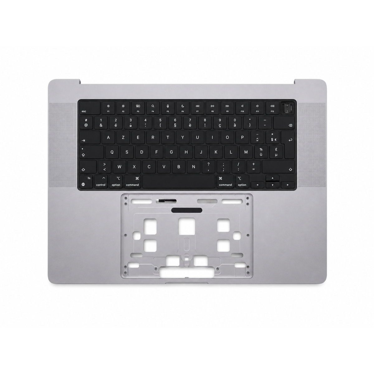 Topcase MacBook Pro 16 A2485 Gris sidéral AZERTY Grade A