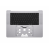 Topcase MacBook Pro 16 A2485 Gris sidéral AZERTY Grade A