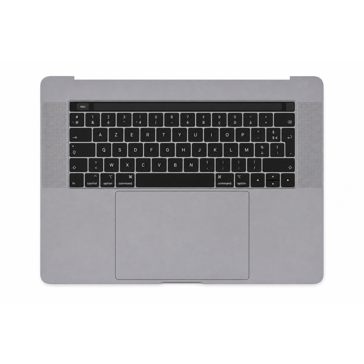 topcase Macbook pro 15 pouces touchbar 2018 A1990 GRIS GRADE A