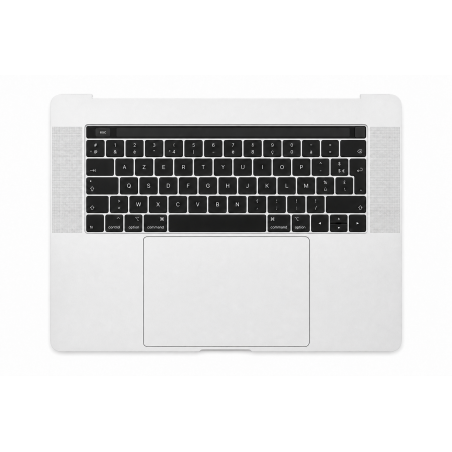 topcase Macbook pro 15 pouces touchbar 2018 A1990 ARGENT GRADE A