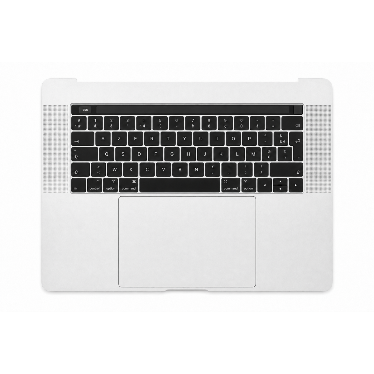 topcase Macbook pro 15 pouces touchbar 2018 A1990 ARGENT NEUF