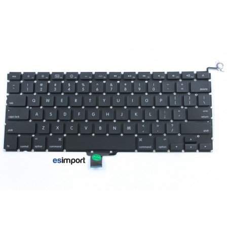 clavier US macbook unibody 13" A1278 modèle 2012