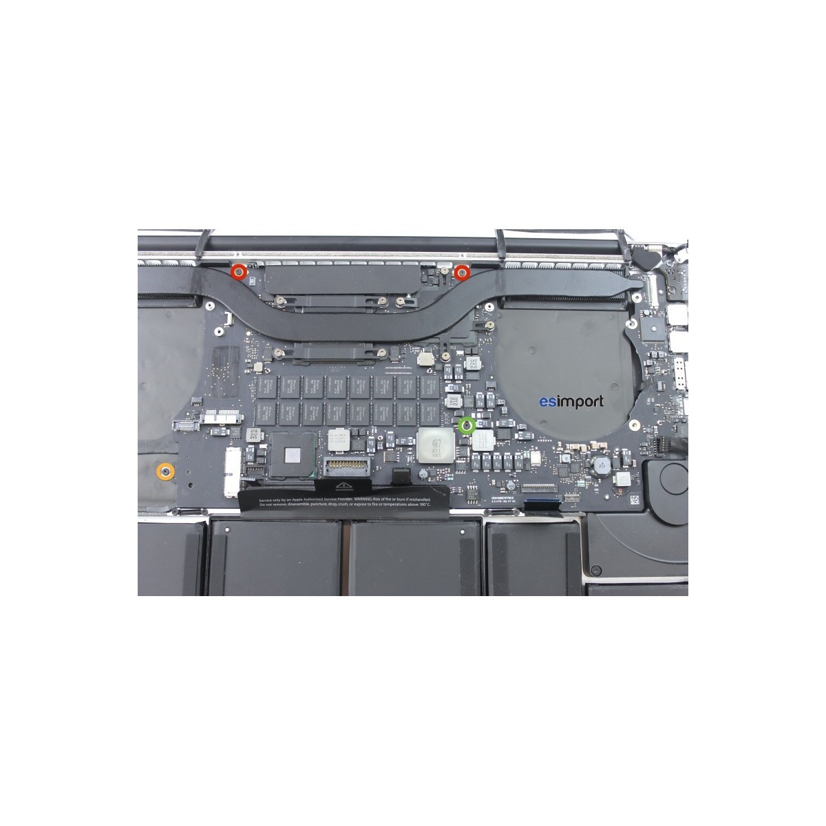 Tuto démontage carte-mère MacBook Pro 15" A1398 Retina