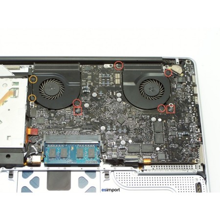 changement carte-mère macbook pro 15" A1286  fin 2011