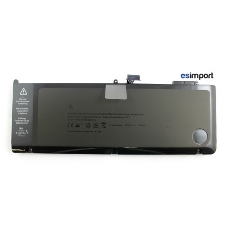 batterie MacBook Pro 15 pouces A1286 modèle 2011 2012 A1382