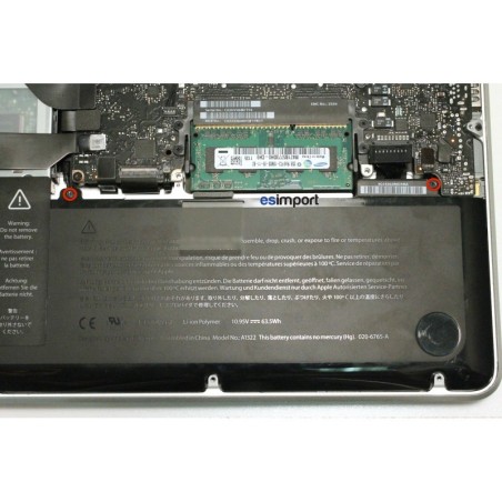 Fourniture et changement batterie A1322