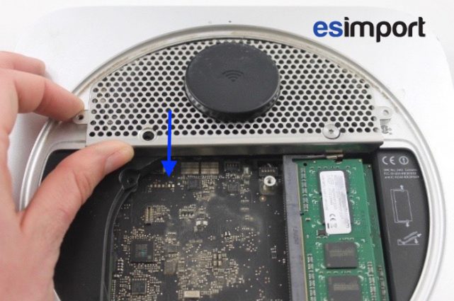 Démontage carte-mère Mac Mini A1347 Mi 2011